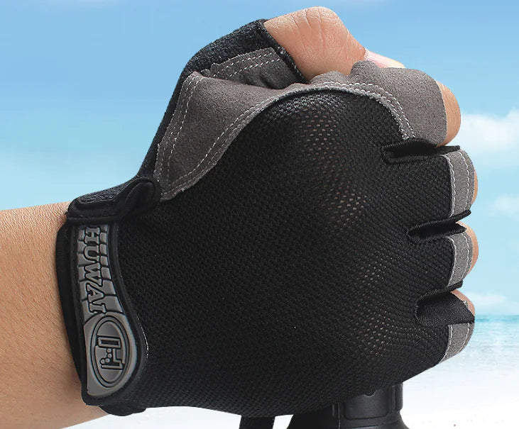 Half-Finger Cycling Gloves - Breathable Fitness Gear