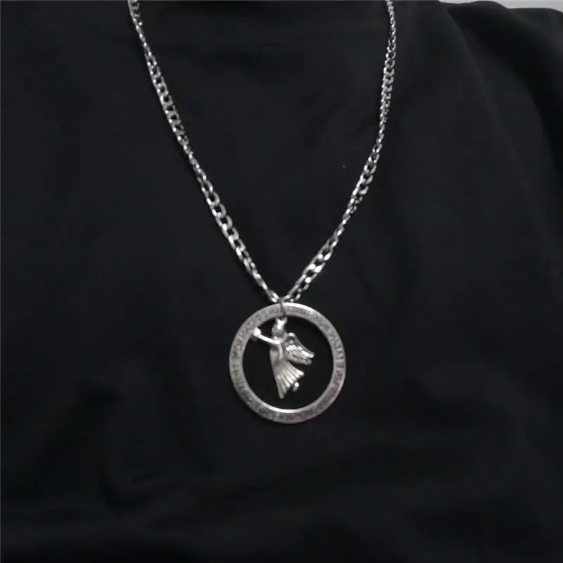 Hip-Hop Necklace Unisex Korean Street Style Pendant
