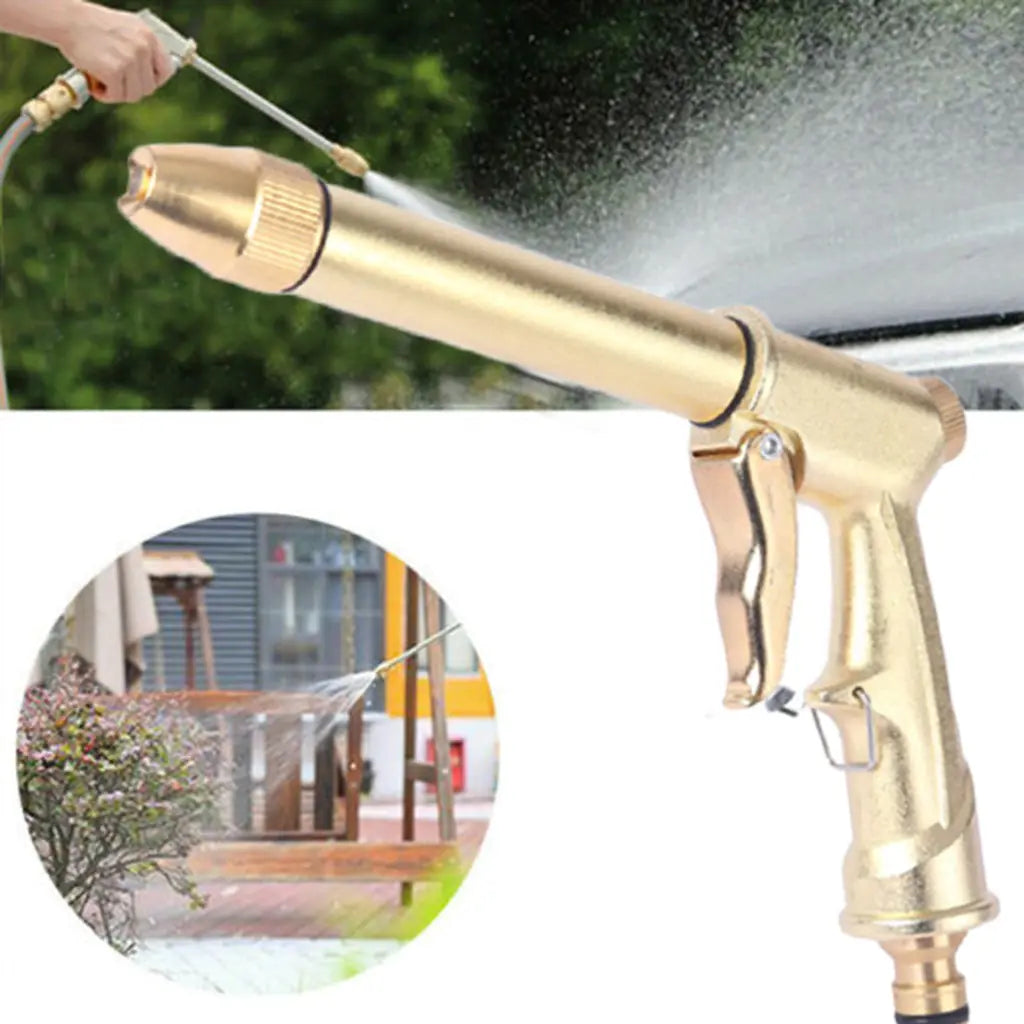 High-Pressure Car Wash Water Gun with Copper Nozzle