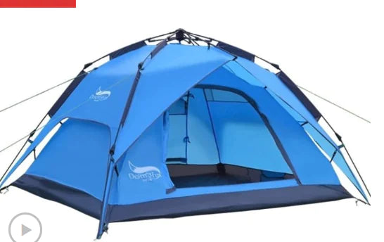DesertFox™ 4-Person Automatic Camping Tent (One Unit)