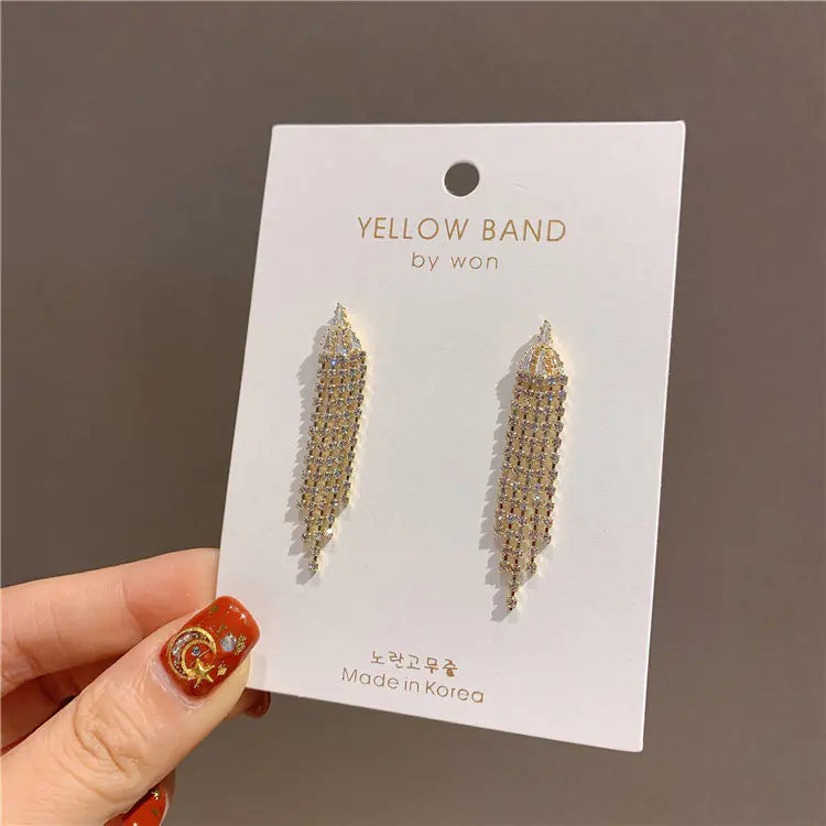 Korean S925 Silver Stud Earrings - Stylish & Versatile