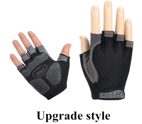 Half-Finger Cycling Gloves - Breathable Fitness Gear
