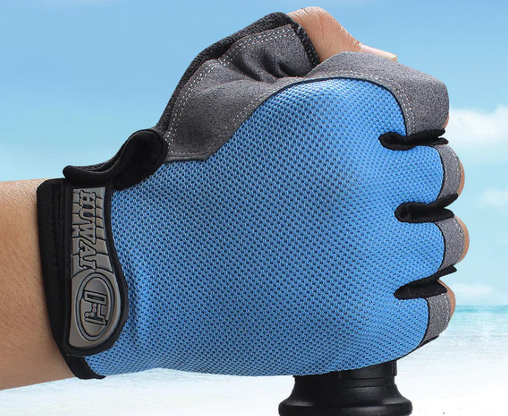 Half-Finger Cycling Gloves - Breathable Fitness Gear
