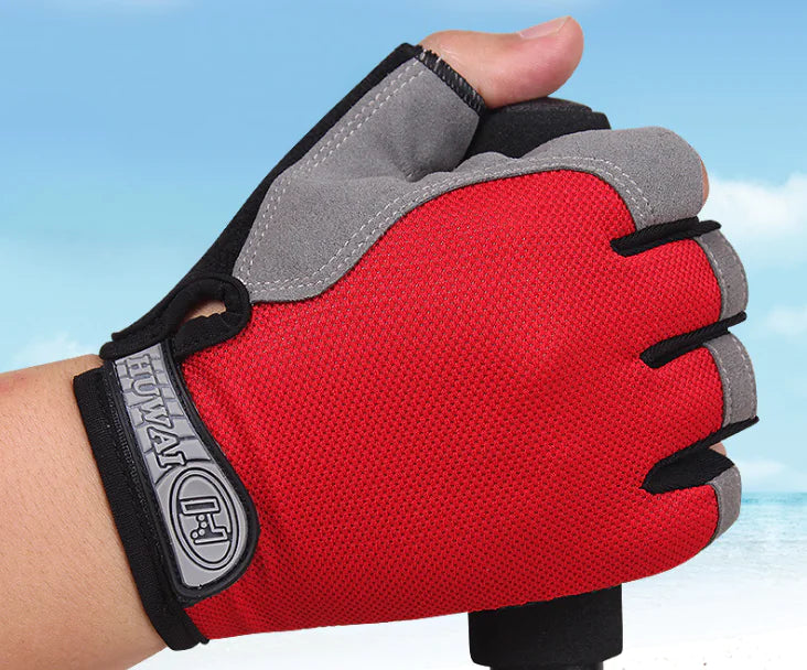 Half-Finger Cycling Gloves - Breathable Fitness Gear
