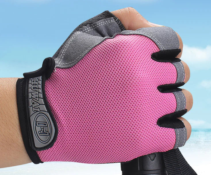 Half-Finger Cycling Gloves - Breathable Fitness Gear